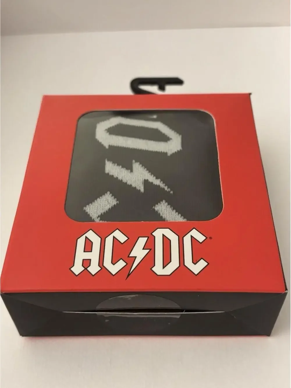 AC/DC Socks 1 Pair One Size Fits Most Music Giftable Box Rock Band Fan Gift NEW